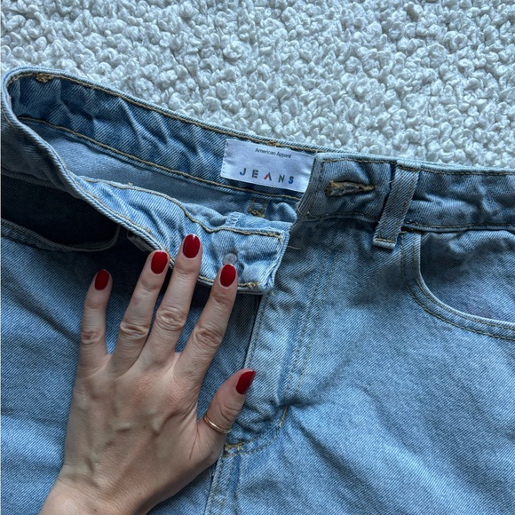 High wasted american apparel jean skirt - Picture 5 of 5